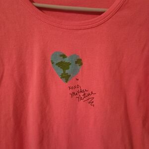 Pink Heart Graphic Women's Tee